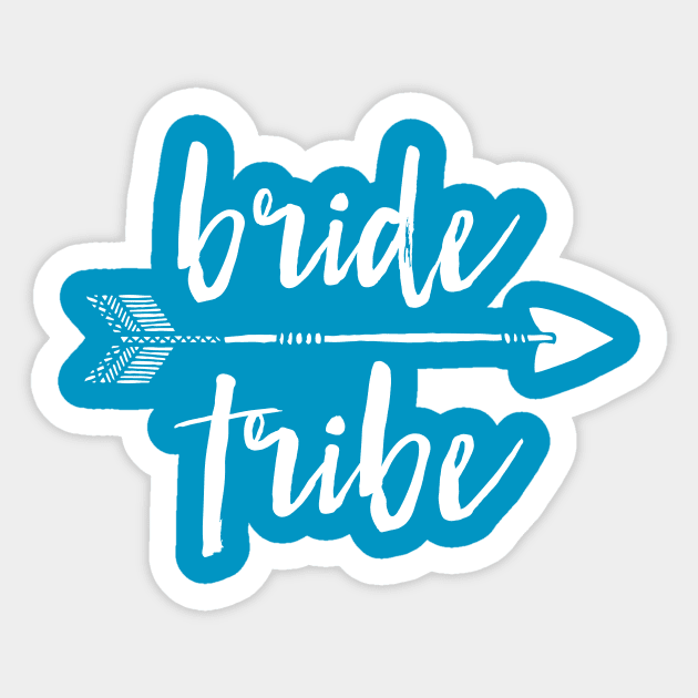 Bride Tribe Sticker by WMKDesign